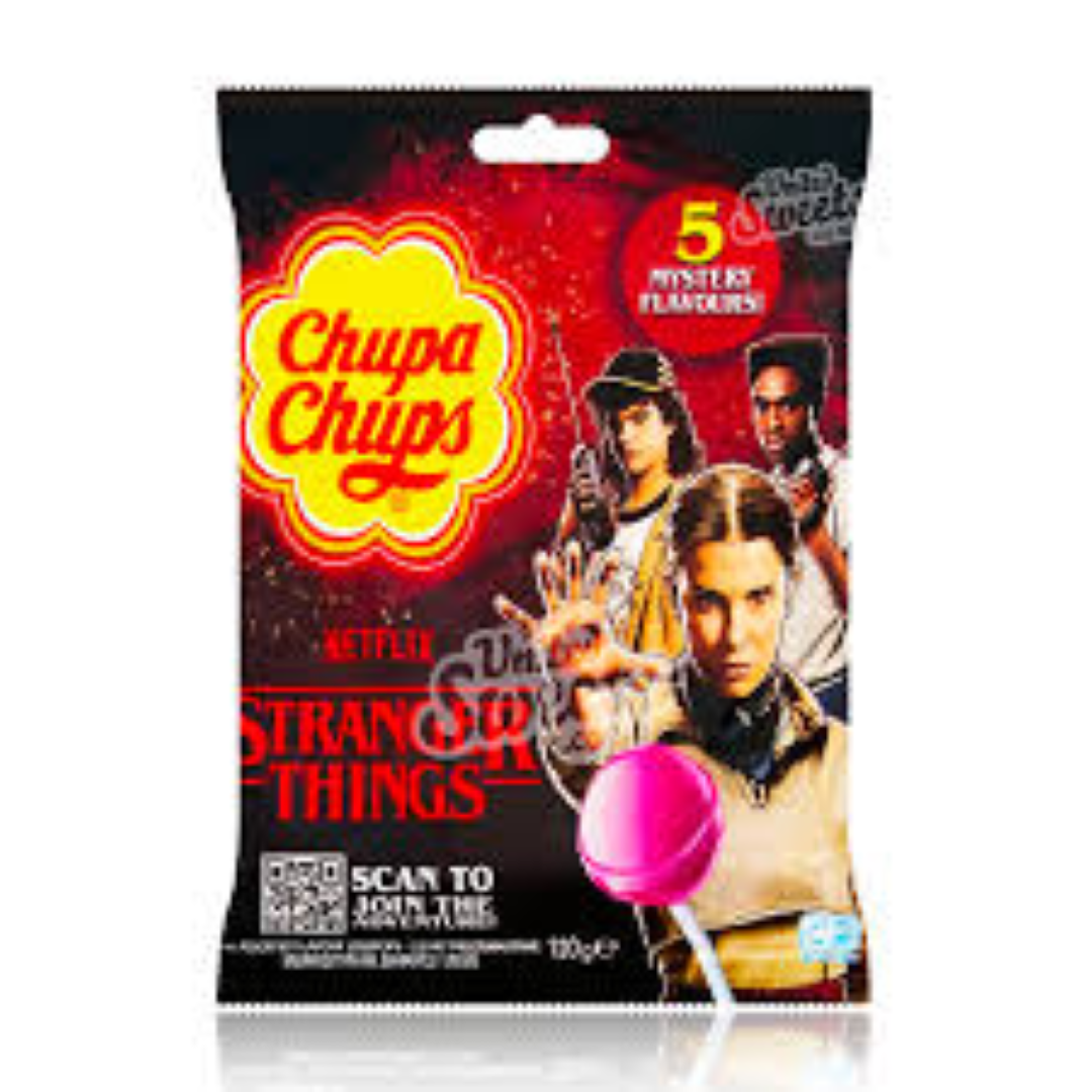 CHUPA CHUPS 5 MYSTERY FLAV LOLLIPOP 120G 10ASS
